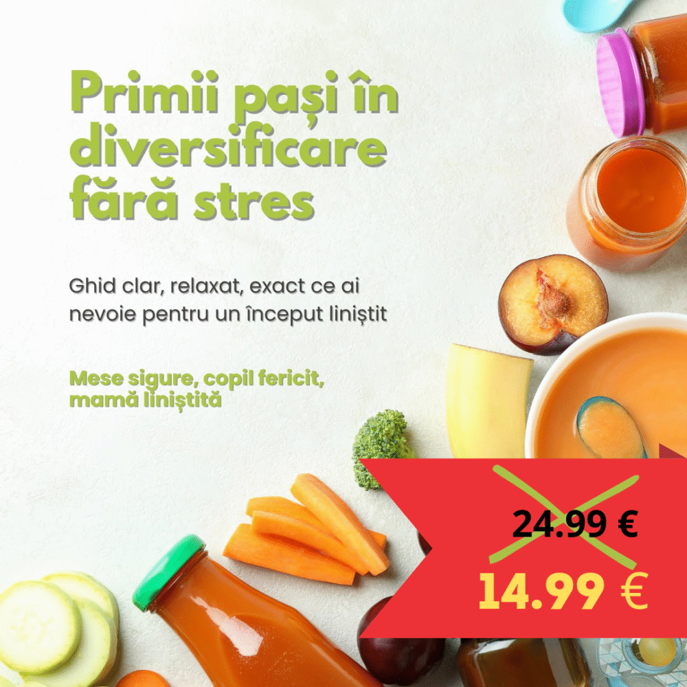 Diversificarea bebelușului pas cu pas. Ghid pentru mame relaxate